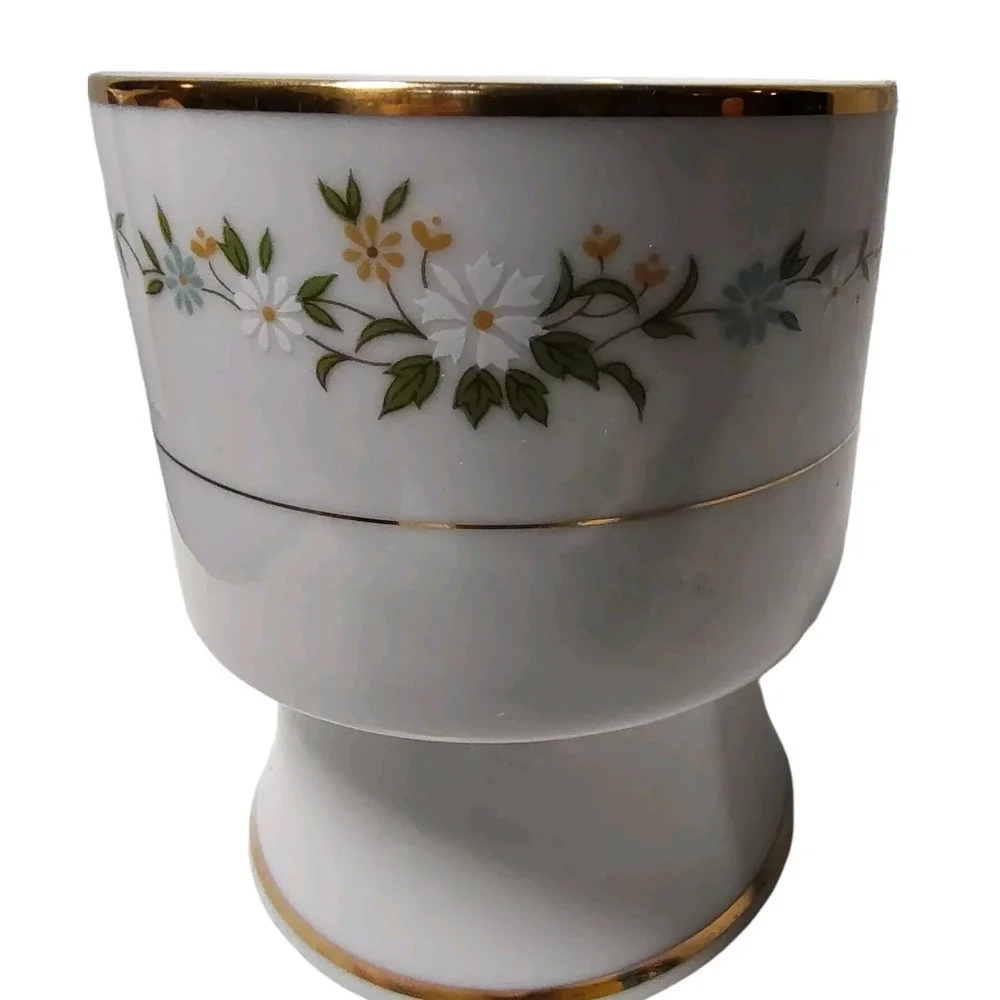 Vintage International China‎ Footed Bowl Fruit Dessert Cup 6038 Serenade Four In